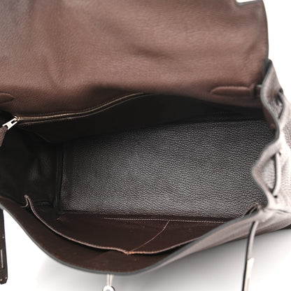 Hermes Togo Kelly Retourne 35 Chocolate 5 of 13