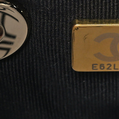 Chanel Calfskin Quilted Mini Duma Pockets Drawstring Backpack Black 7 of 10