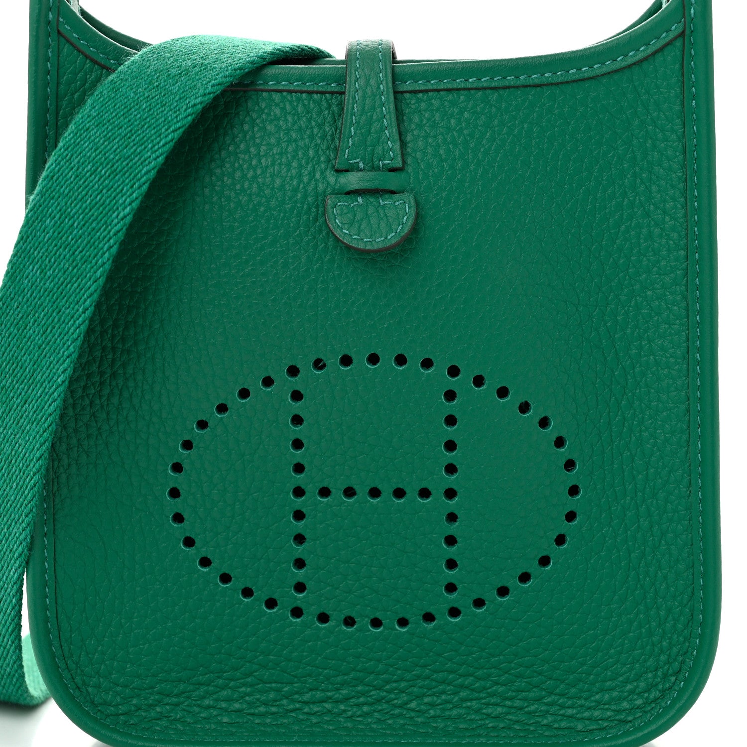 Hermes Taurillon Clemence Evelyne TPM Vert Vertigo 8 of 11