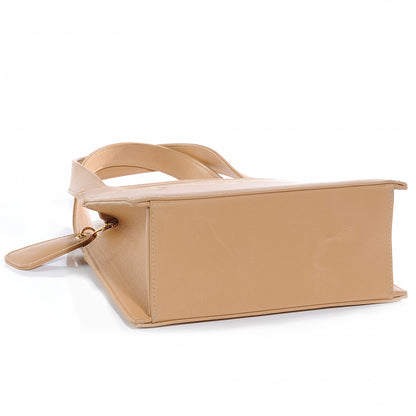 Chanel Lambskin Handbag Beige 8 of 8