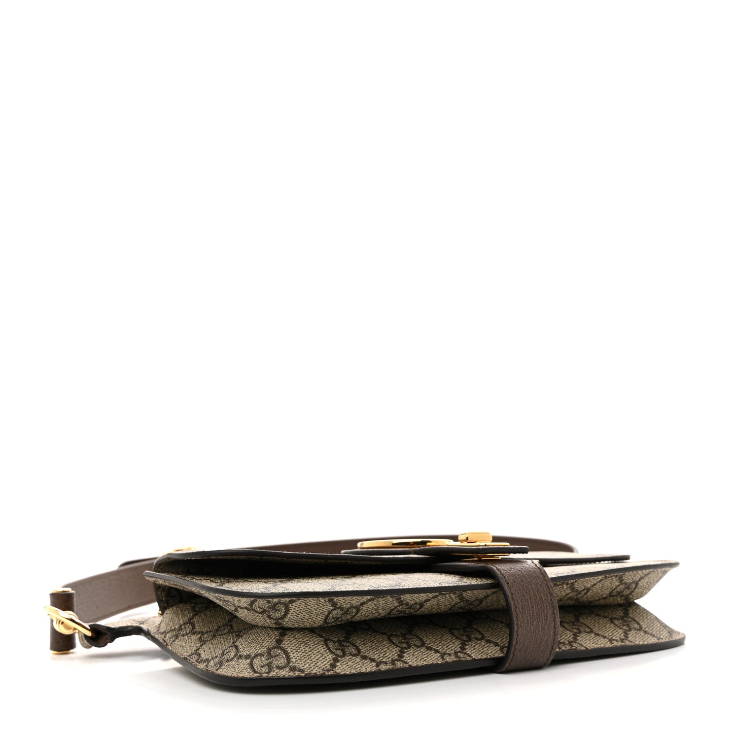 GG Supreme Monogram Textured Dollar Calfskin Blondie Belt Bag Beige Ebony New Acero
