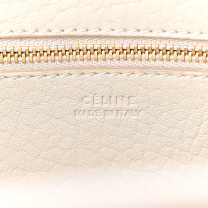 Celine Crisped Calfskin Mini Tie Knot Tote Chalk 8 of 9