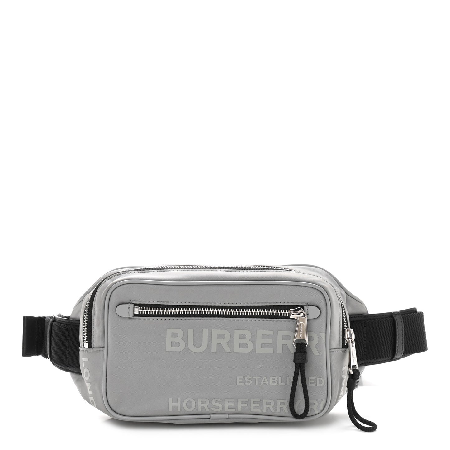 Econyl Horseferry Print Bum Bag Grey