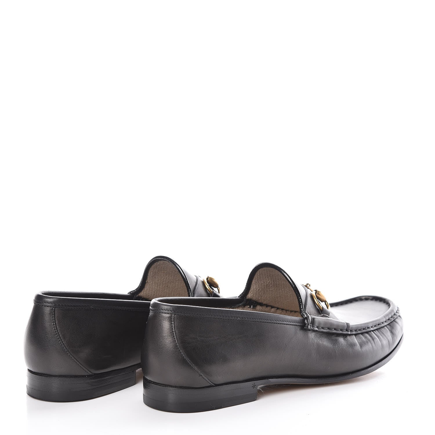 Gucci Calfskin Mens 1953 Horsebit Loafers 11 Black 4 of 7
