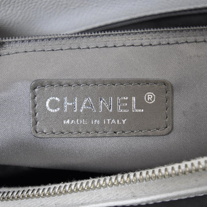 Chanel Caviar Grand Shopping Tote GST White 7 of 10