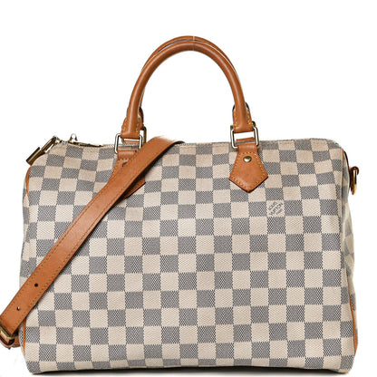 Louis Vuitton Damier Azur Speedy Bandouliere 30 8 of 13