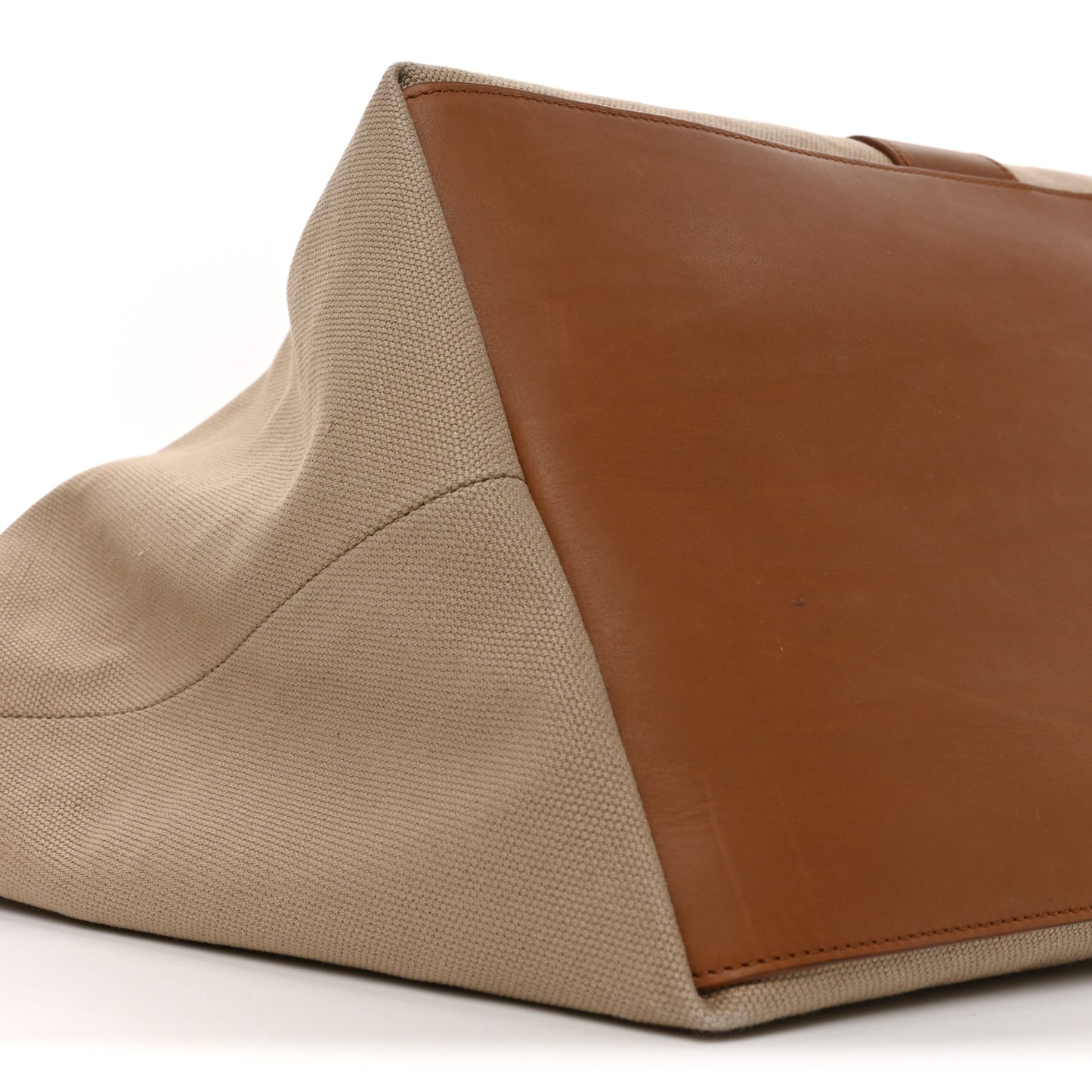 Canvas Calfskin Y Tote Desert Dust Brick