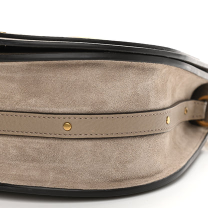 Chloe Calfskin Suede Medium Nile Bracelet Bag Motty Grey 10 of 13