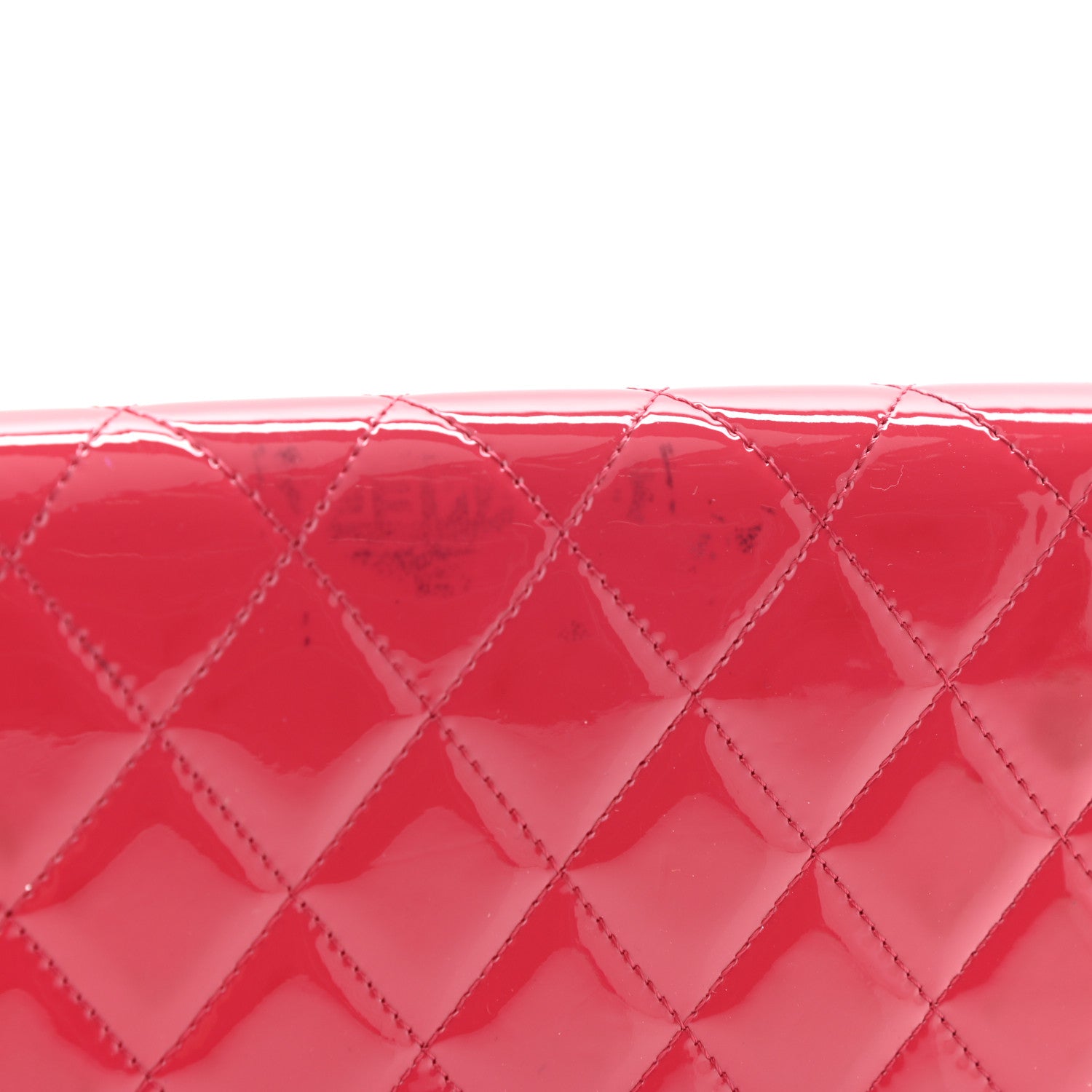 Chanel Patent Calfskin Quilted Boy Flap Wallet Pink 9 of 9