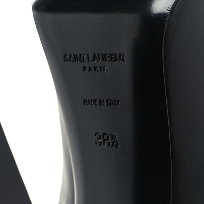 Saint Laurent Calfskin Mina 135 Boots 38.5 Black 7 of 7