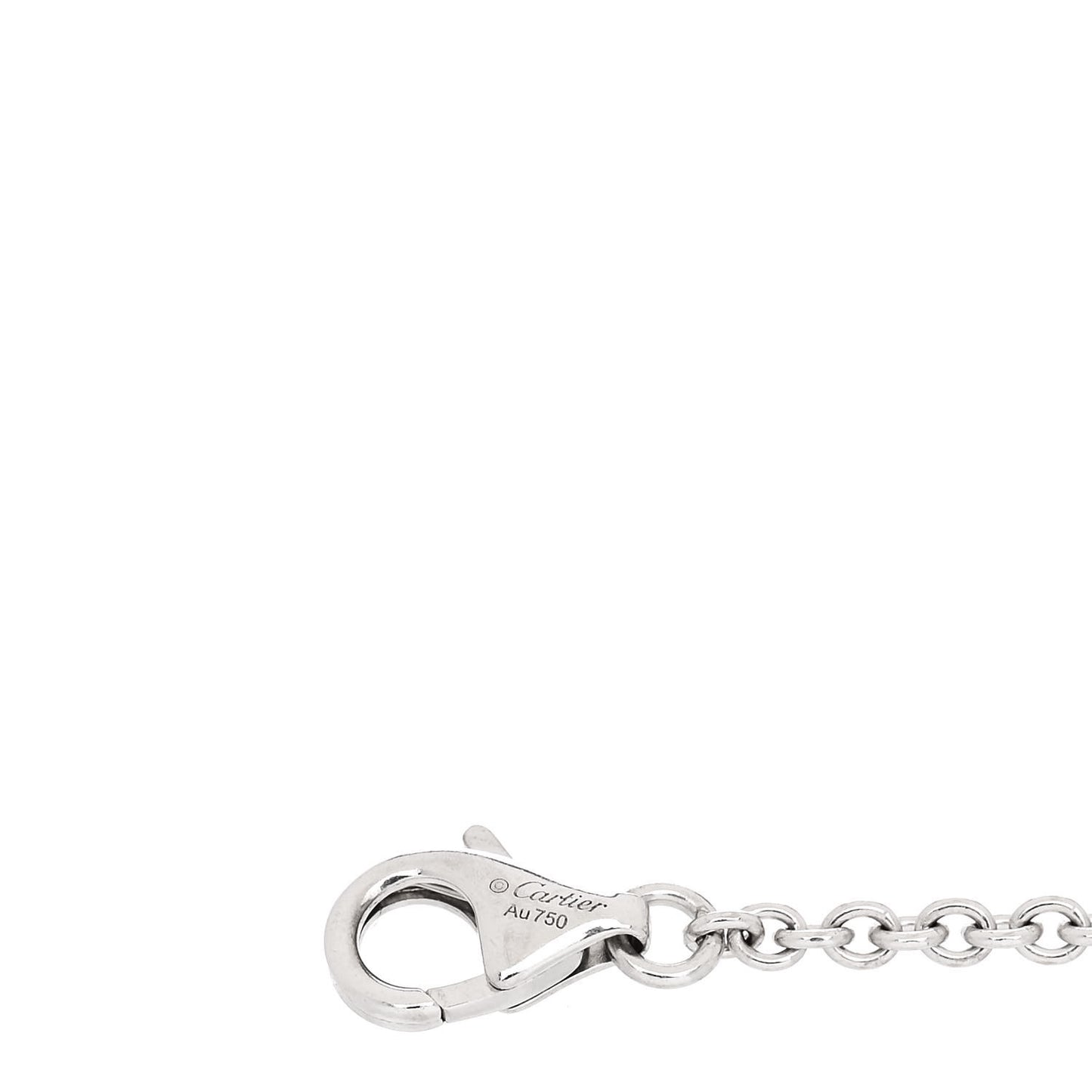 18K White Gold Interlocking LOVE Bracelet