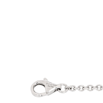 Cartier 18K White Gold Interlocking LOVE Bracelet 3 of 5