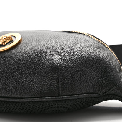 Versace Grained Calfskin Vanitas Medea Belt Bag Black 9 of 11