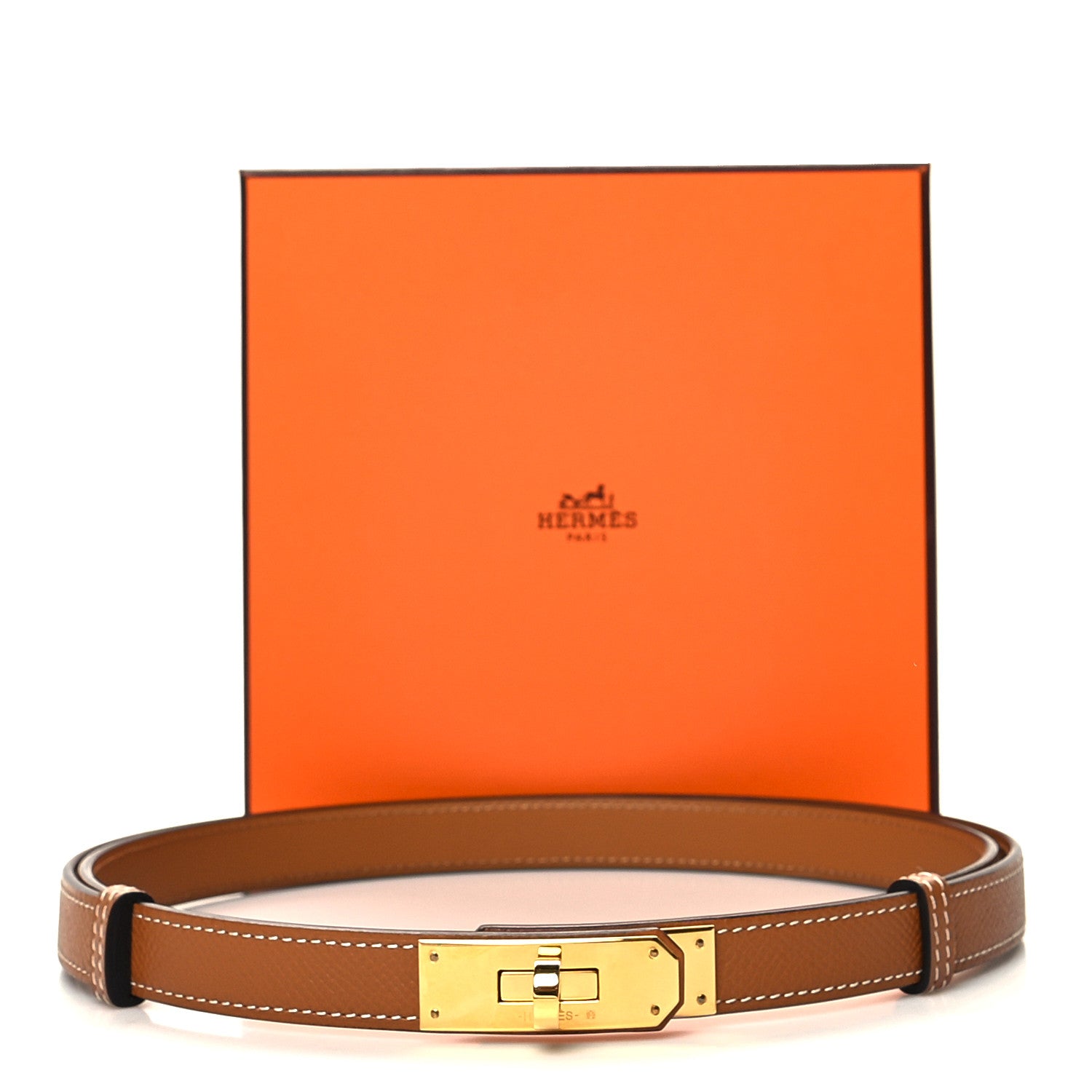 Hermes Epsom Kelly Belt Gold 4 of 4