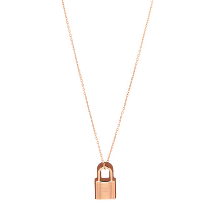 Hermes Swift Small O'Kelly Pendant Necklace Gold 1 of 7