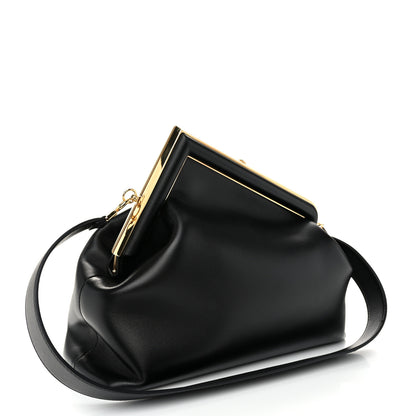 Fendi Shiny Nappa Medium Fendi First Black 3 of 10
