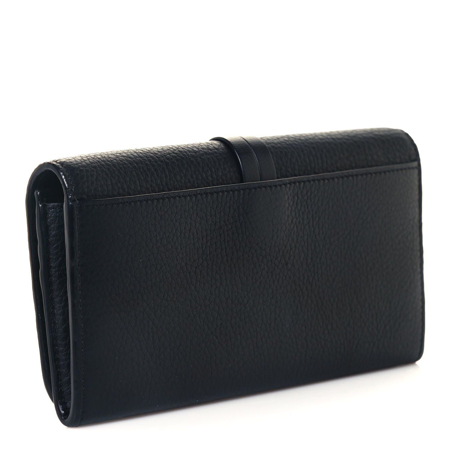 Chloe Smooth Calfskin Alphabet Long Wallet Black 3 of 12