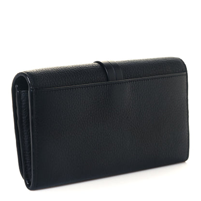Chloe Smooth Calfskin Alphabet Long Wallet Black 3 of 12