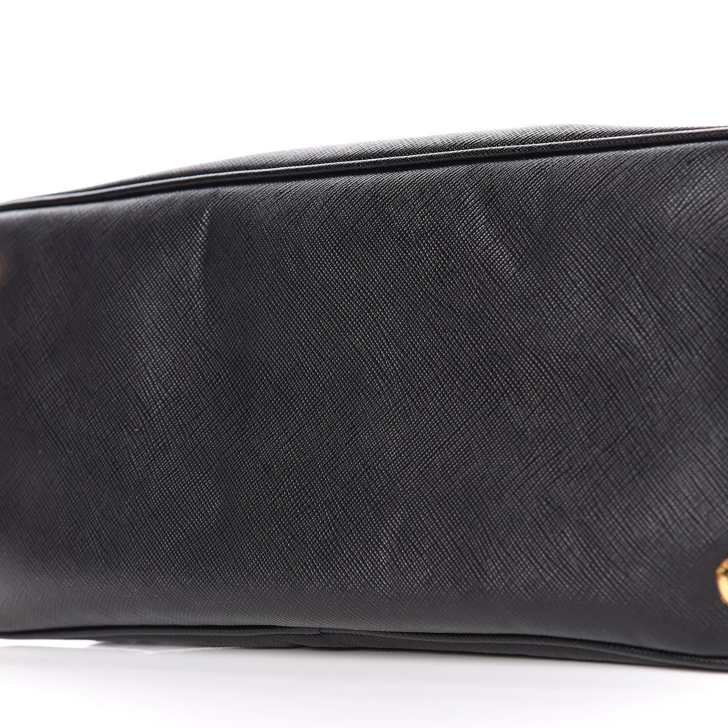 Saffiano Small Galleria Double Zip Tote Black