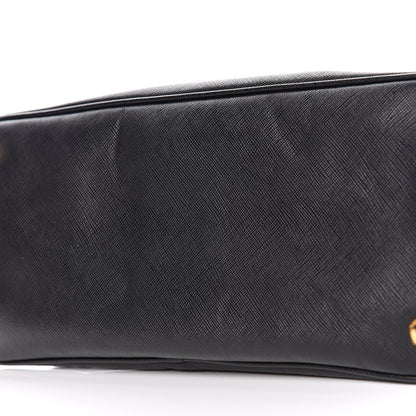 Prada Saffiano Small Galleria Double Zip Tote Black 17 of 19
