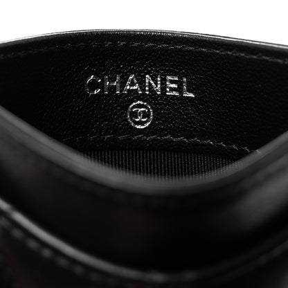 Chanel Lambskin Quilted Card Holder So Black 6 of 8