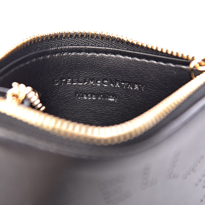 Stella McCartney Eco Alter Nappa Perforated Small Key Pouch Black 6 of 8