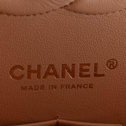 Chanel Caviar Quilted Medium Double Flap Light Beige 6 of 11