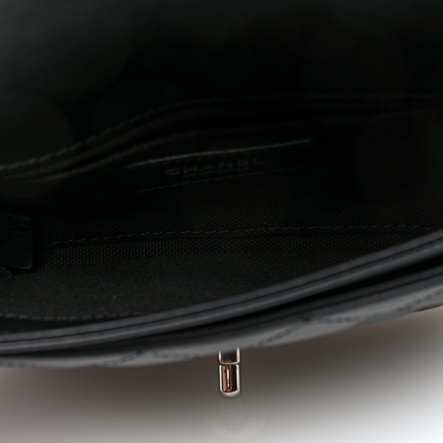 Chanel Calfskin Quilted CC Uniform Flap Belt Bag Black 5 of 10