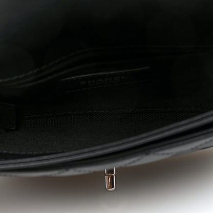 Chanel Calfskin Quilted CC Uniform Flap Belt Bag Black 5 of 10