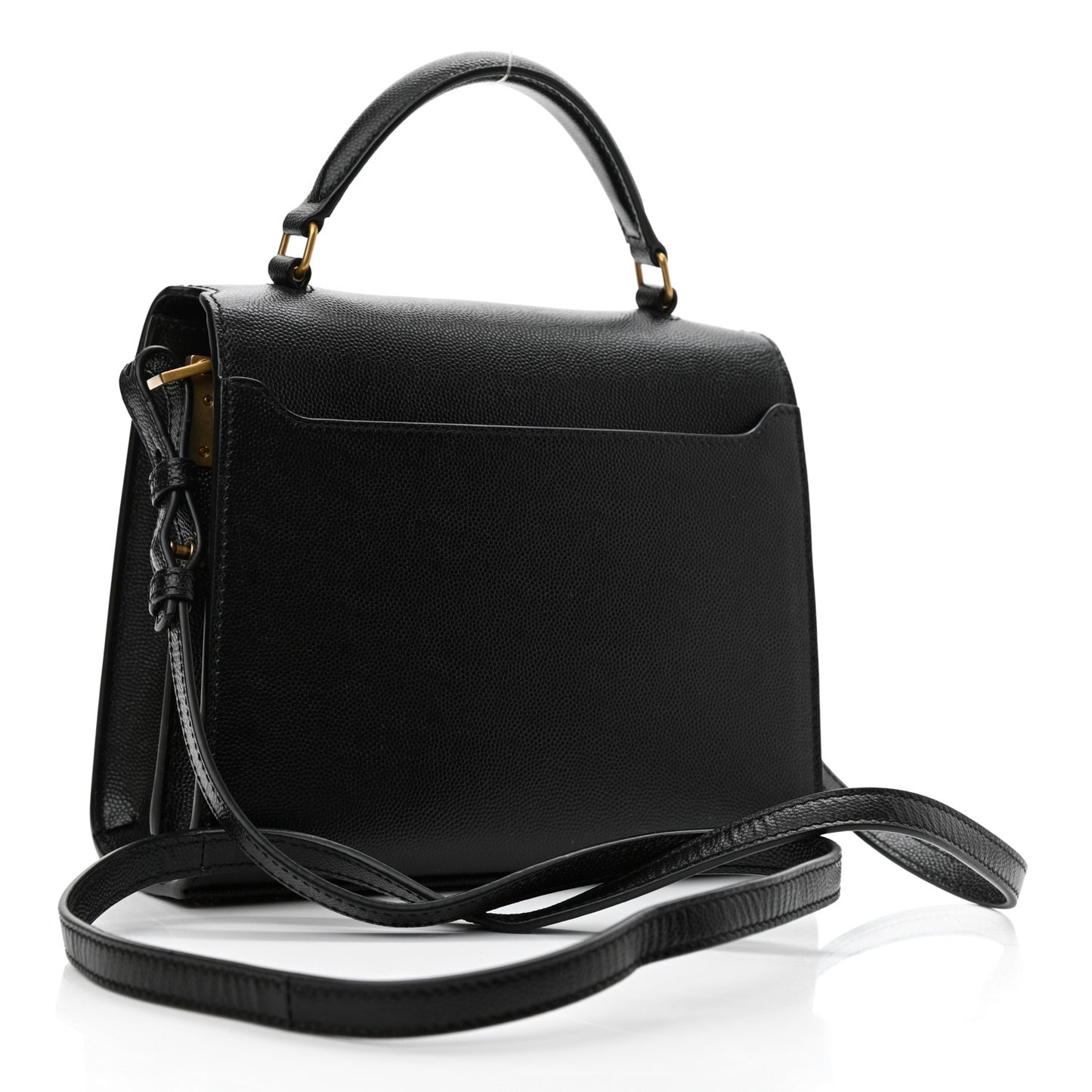 Grain de Poudre Mini Classic Monogram Cassandra Top Handle Black