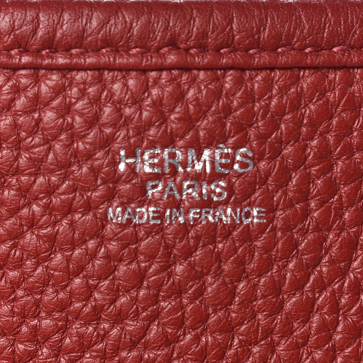 Hermes Taurillon Clemence Evelyne III TGM Rouge Grenat 8 of 10