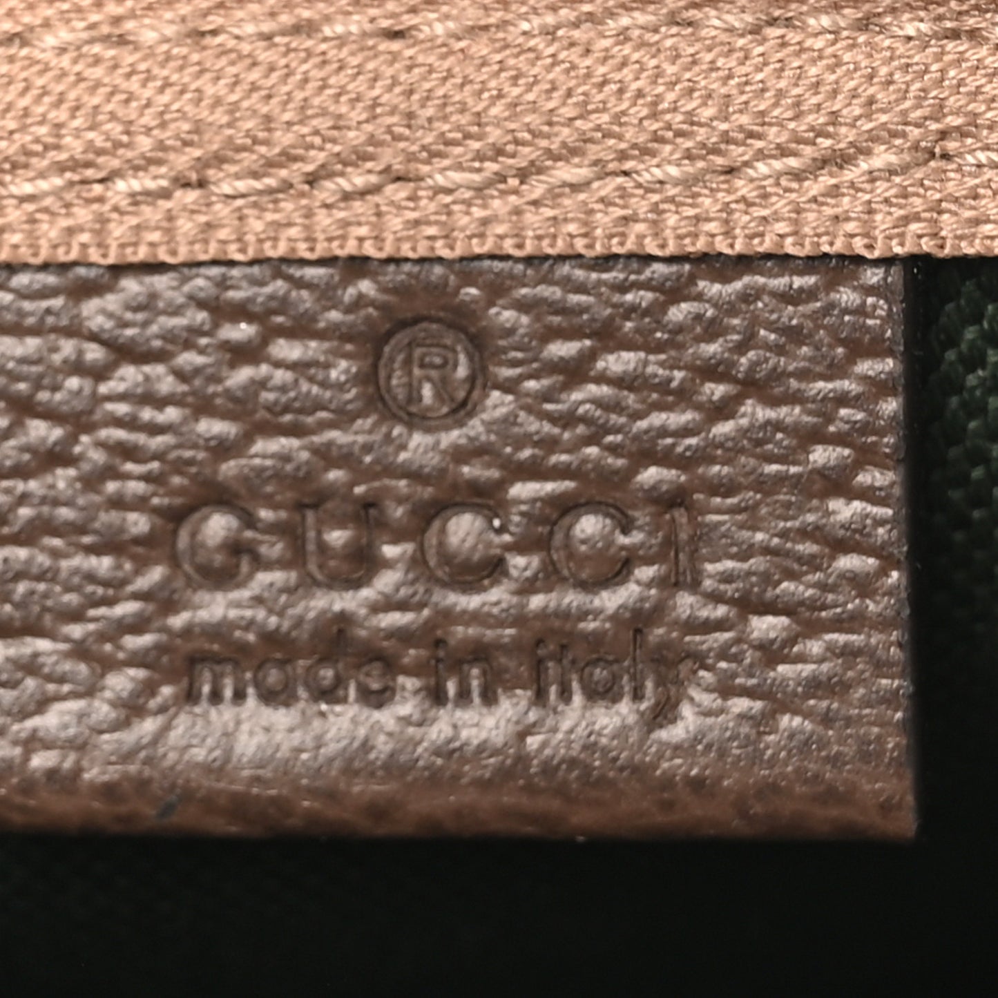 GG Monogram Web Large Giglio Tote Beige Brown