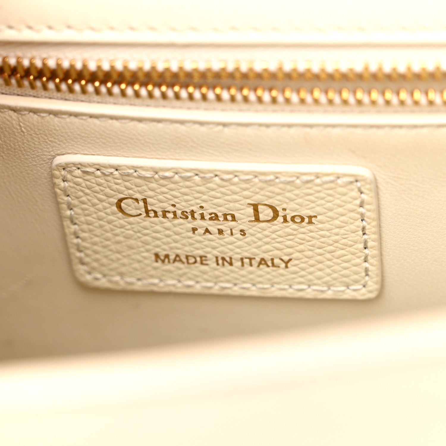 Christian Dior Grained Calfskin 30 Montaigne Flap Bag White 6 of 10
