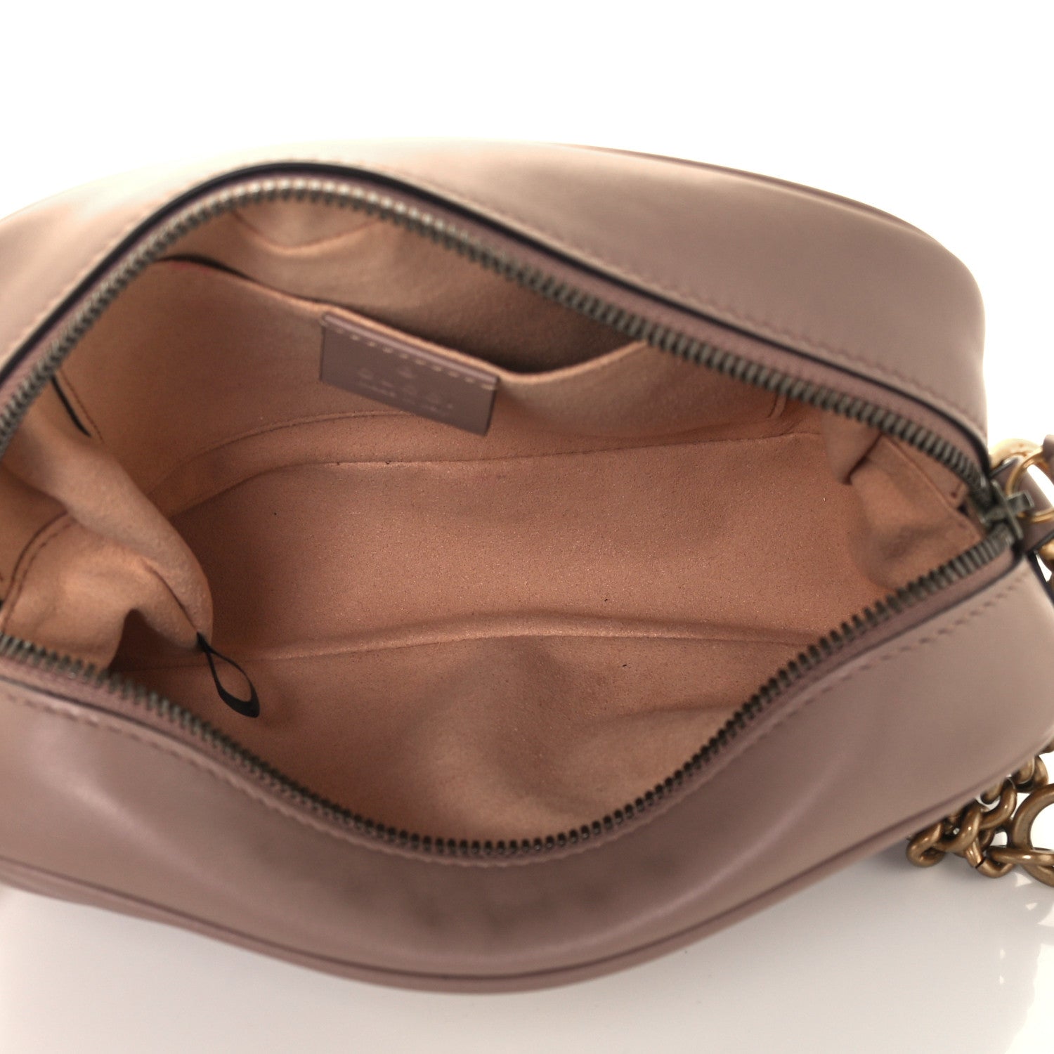 Gucci Calfskin Matelasse Small GG Marmont Chain Shoulder Bag Porcelain Rose 5 of 11