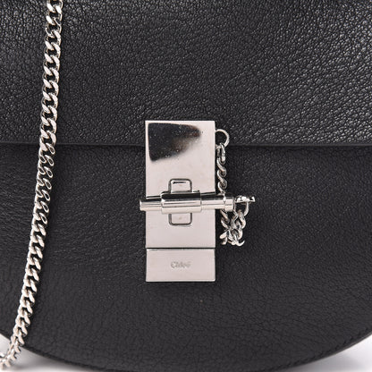 Chloe Grained Lambskin Mini Drew Shoulder Bag Black 10 of 10