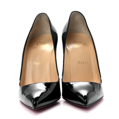 Christian Louboutin Patent Pigalle Follies 100 Pumps 38.5 Black 4 of 14