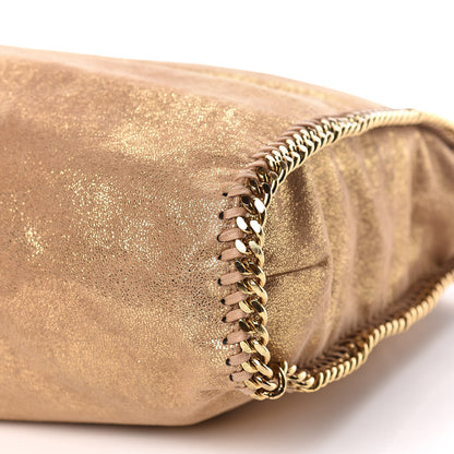 Stella McCartney Metallic Shaggy Deer Big Falabella Tote Gold 7 of 13