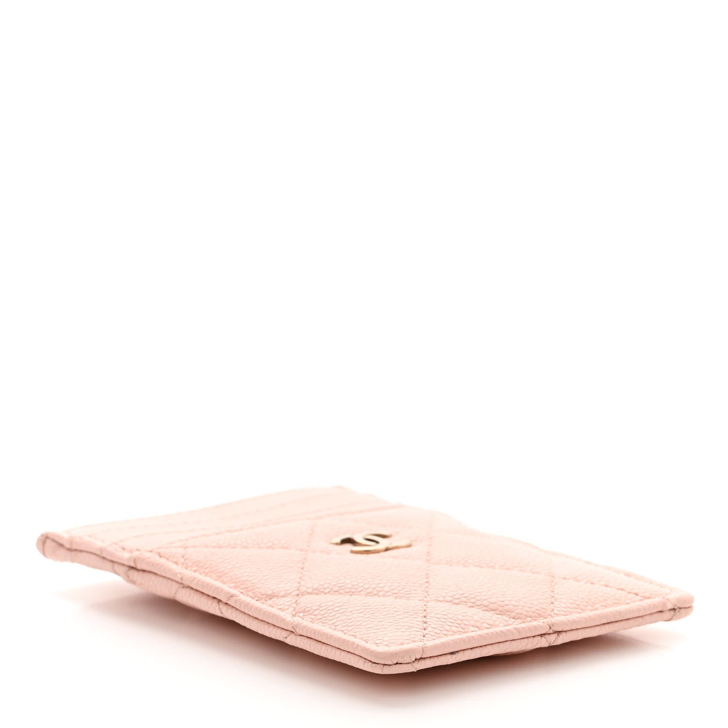 Chanel Caviar Quilted Card Holder Light Pink 4 of 11
