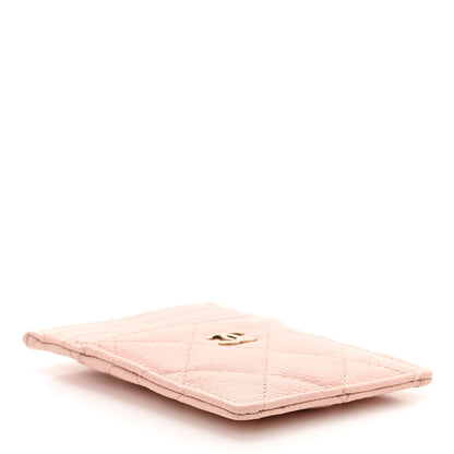Chanel Caviar Quilted Card Holder Light Pink 4 of 11