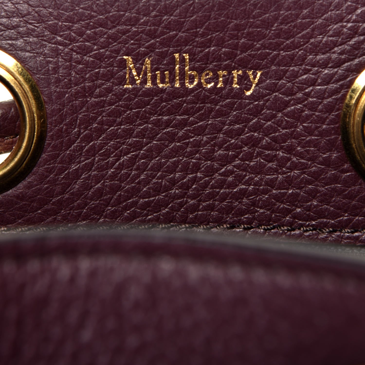 Mulberry Small Classic Grain Small Hampstead Oxblood 7 of 11