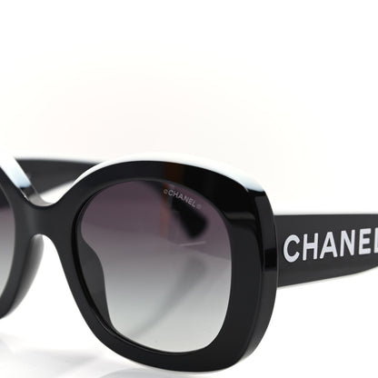 Chanel Acetate Sunglasses 71414A Black 7 of 8
