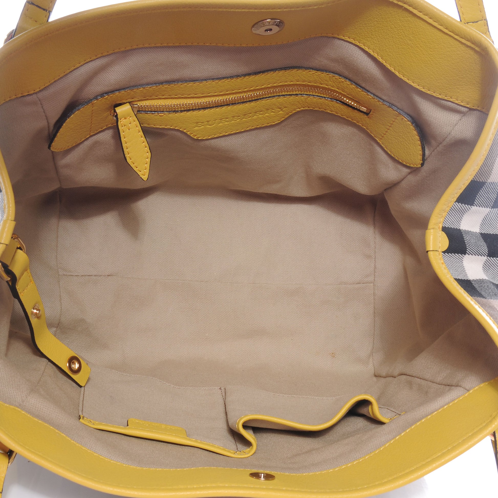 Burberry House Check Canterbury Hobo Yellow 5 of 11