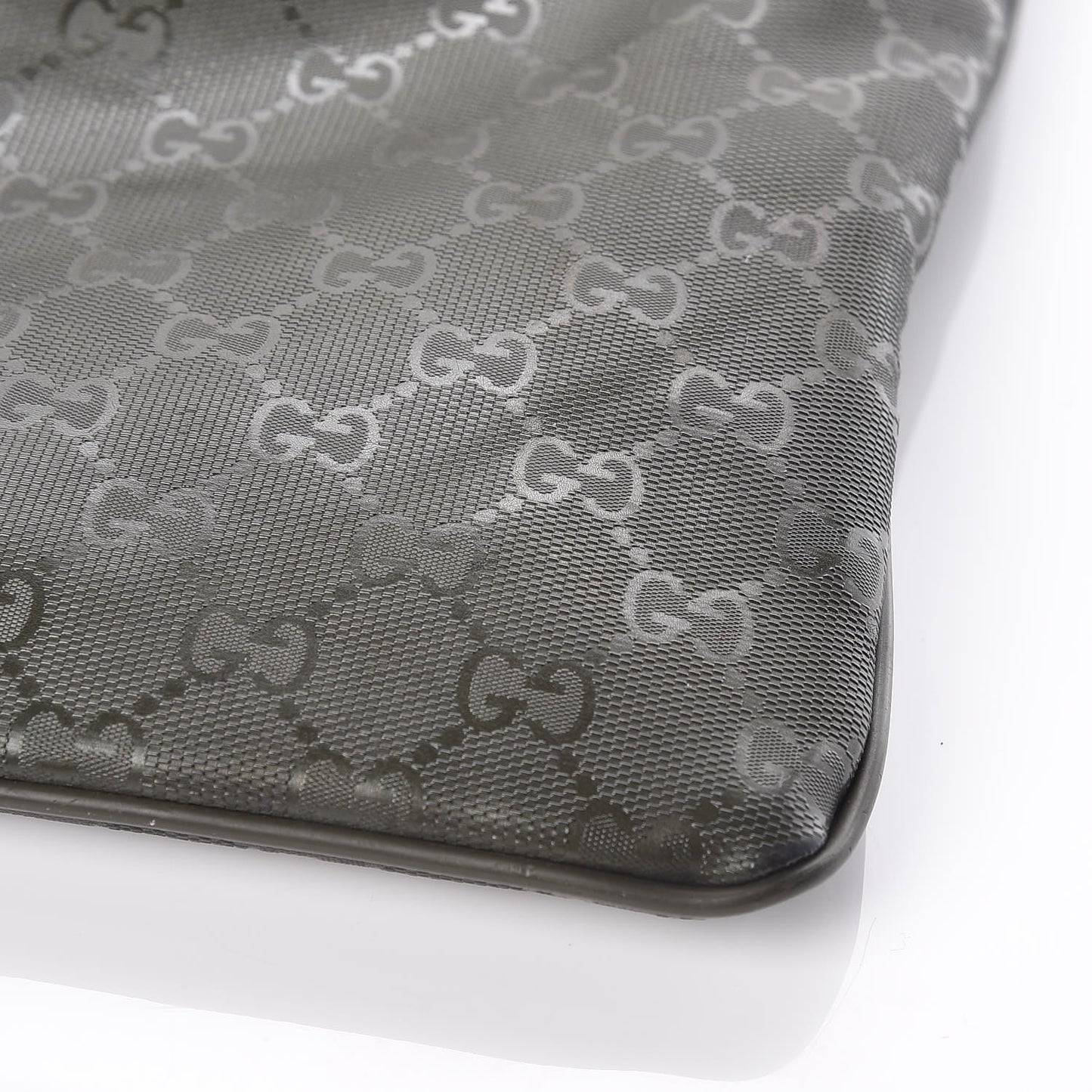 Imprime Monogram Medium Flat Messenger Bag Military