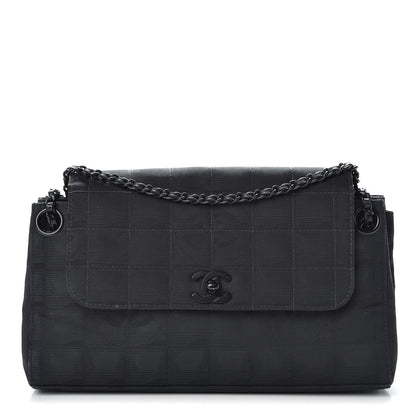 Chanel Nylon Medium Travel Accordion Flap Black 1 of 18