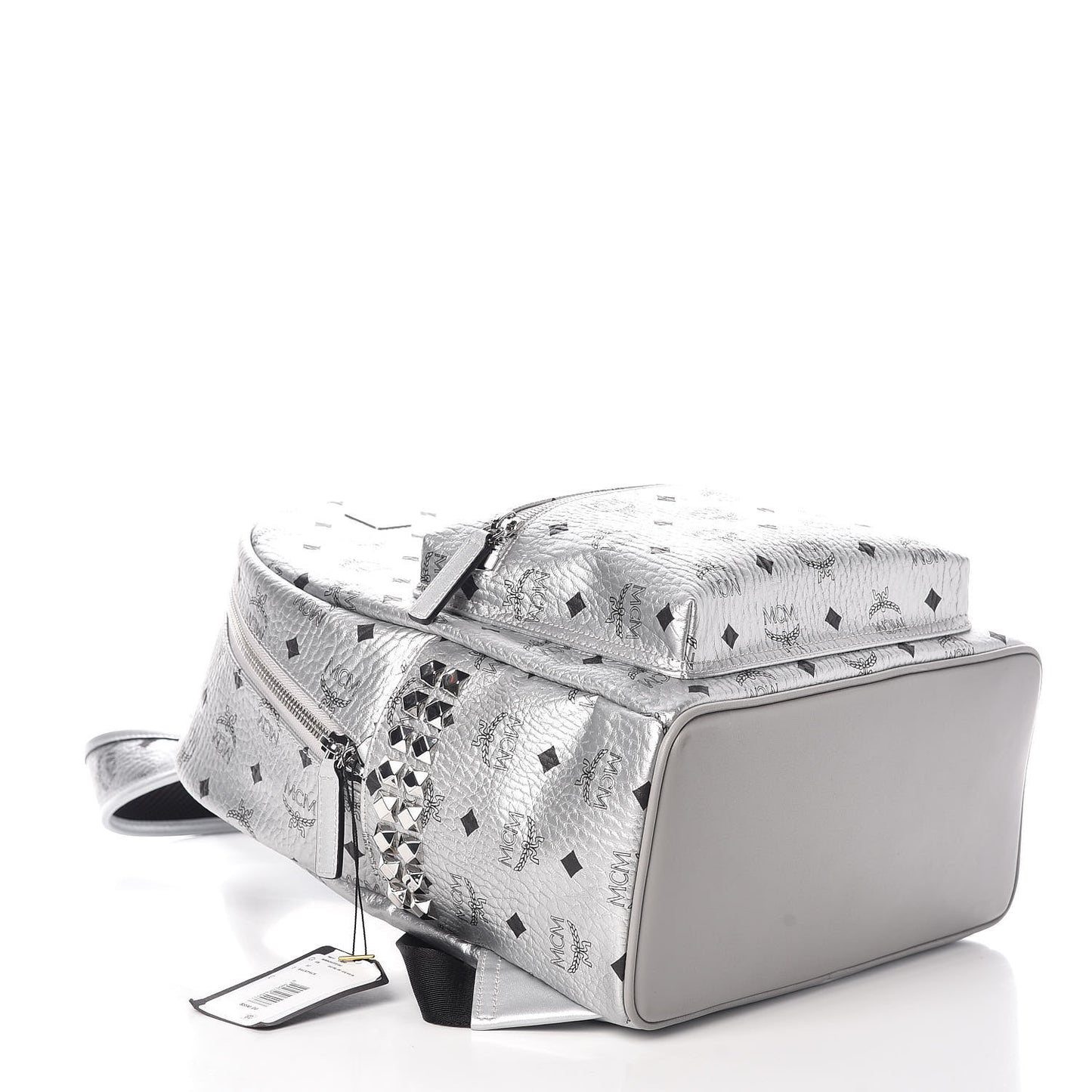 Visetos Small Side Stud Stark Backpack Silver