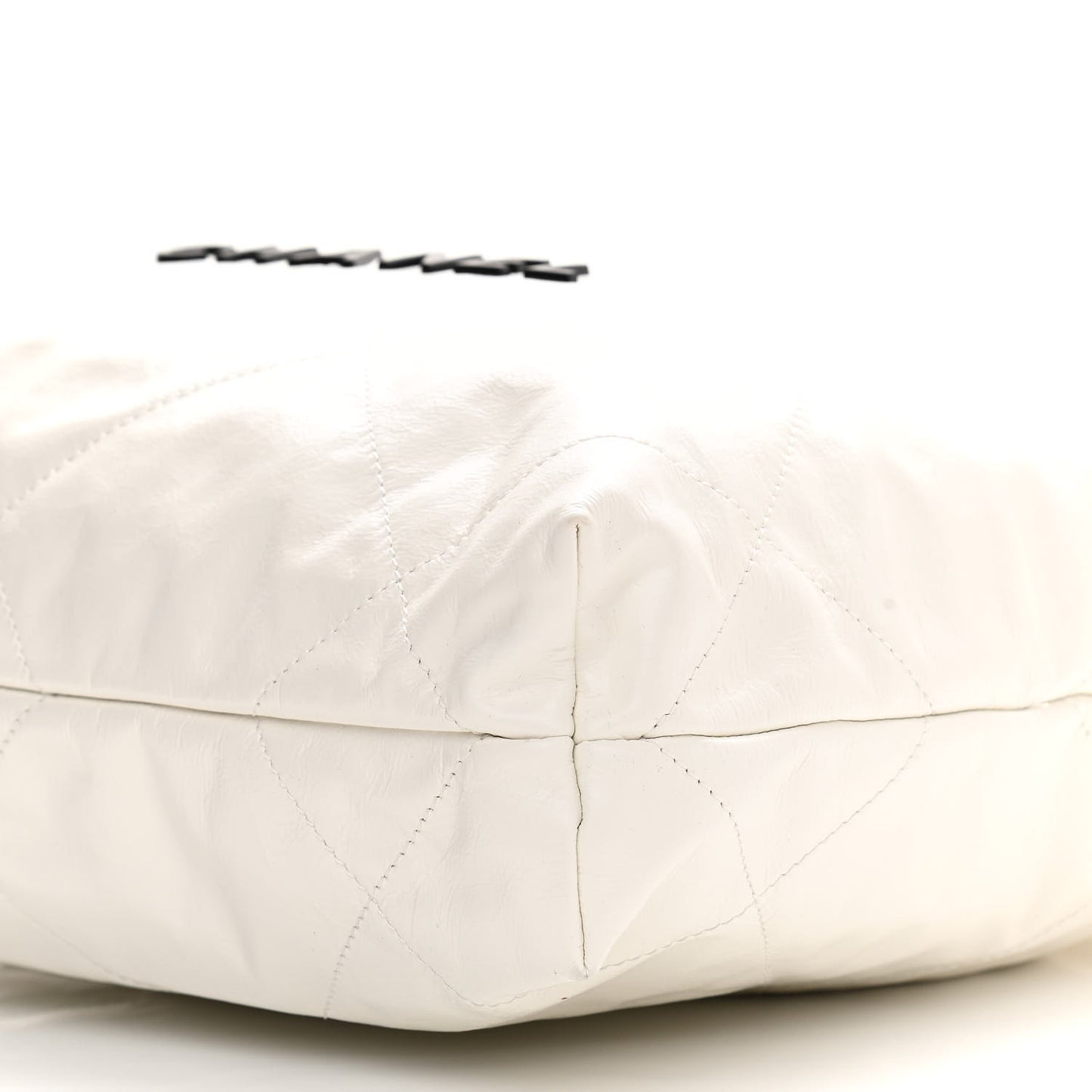 Calfskin Quilted Small Chanel 22 White