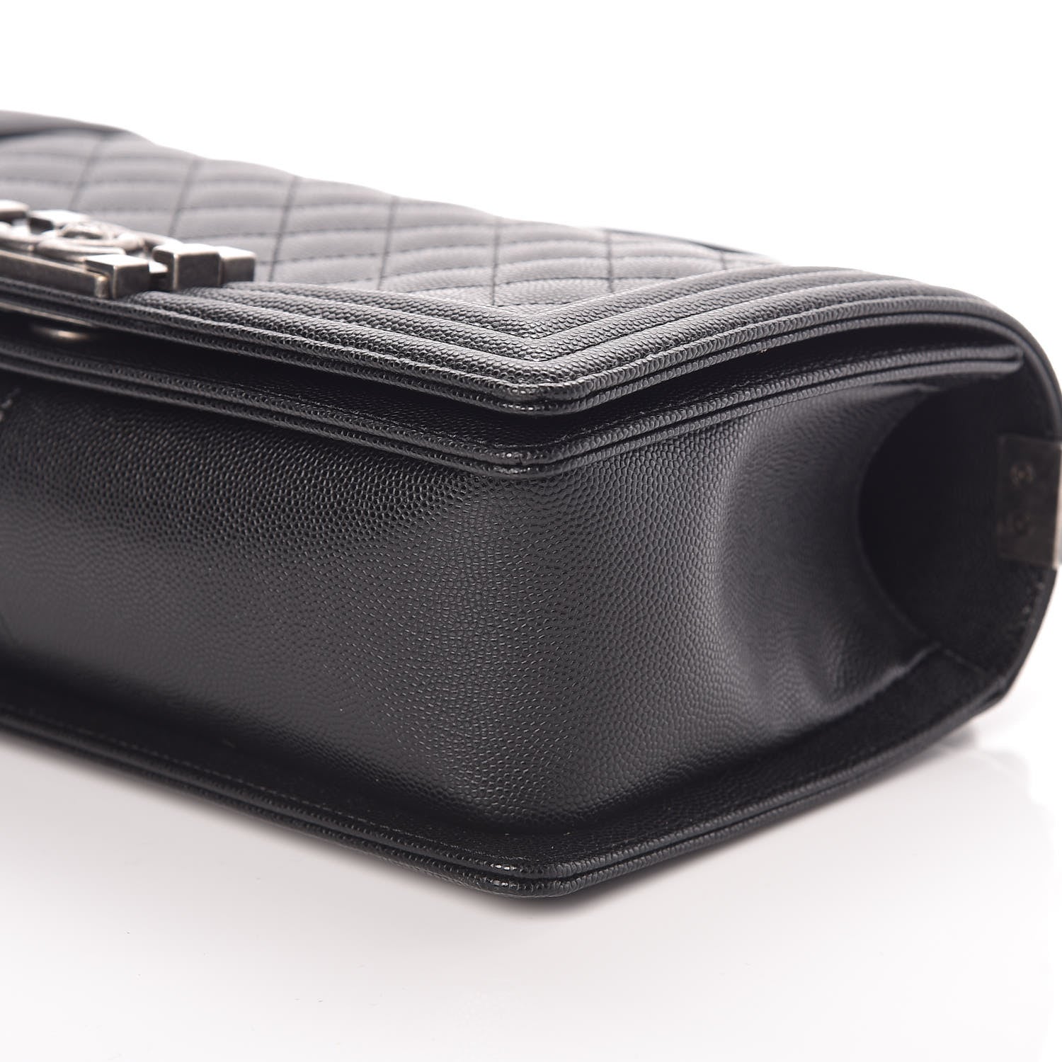 Chanel Caviar Quilted Medium Boy Flap Black 7 of 11