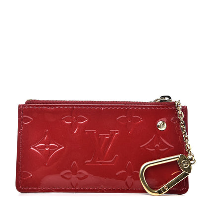 Louis Vuitton Vernis Key Pouch Pomme D'Amour 1 of 6