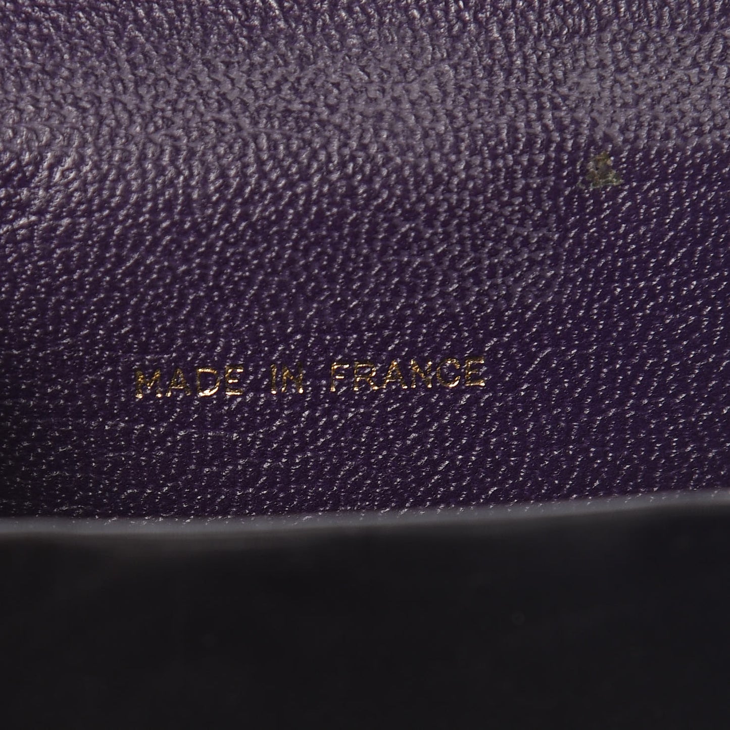 Goatskin Compact Double Sided Wallet Purple