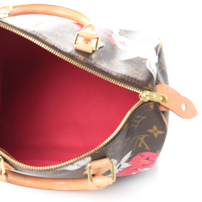 Louis Vuitton Monogram Bay Speedy 30 Rose Ballerine Poppy 5 of 16